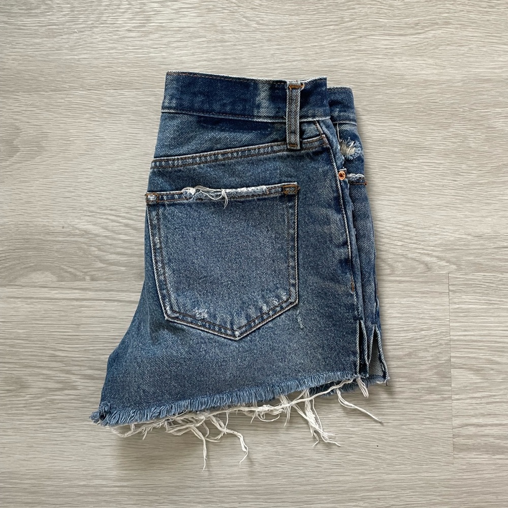 Abercrombie & Fitch High Rise Denim Shorts